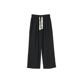 Jinggu Casual Pants Women's Slimming Black