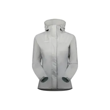 MAMMUT Microlayer 2.0 HS Windbreaker Jackets Women's Platinum Gray