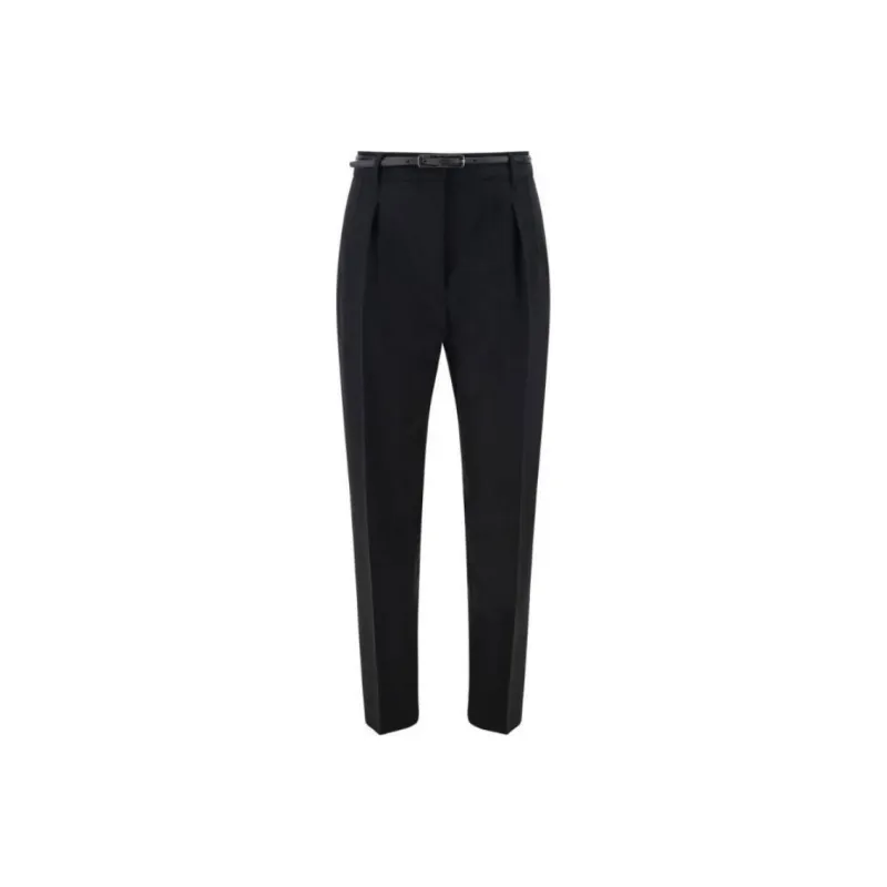 MaxMara Studio Max Mara Belted High Waist Trousers-0