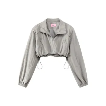 CHUU Cropped Coats Women's Gray