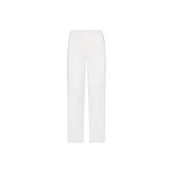 SKIMS SLEEP STRAIGHT LEG PANT Casual Pants Women's Snow/White