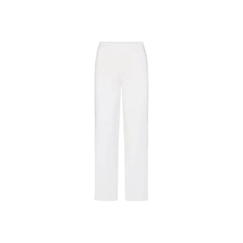 SKIMS SLEEP STRAIGHT LEG PANT Casual Pants Women's Snow/White-0