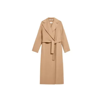 'S MAX MARA Poldo Collection Wool Robe-Style Coat Coats Women's Camel