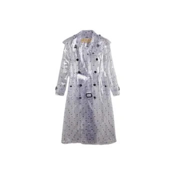 Burberry Trench Coats Women's White
