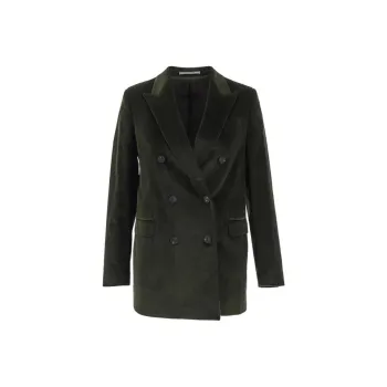 Tagliatore Jasmine Double Breasted Corduroy Blazer
