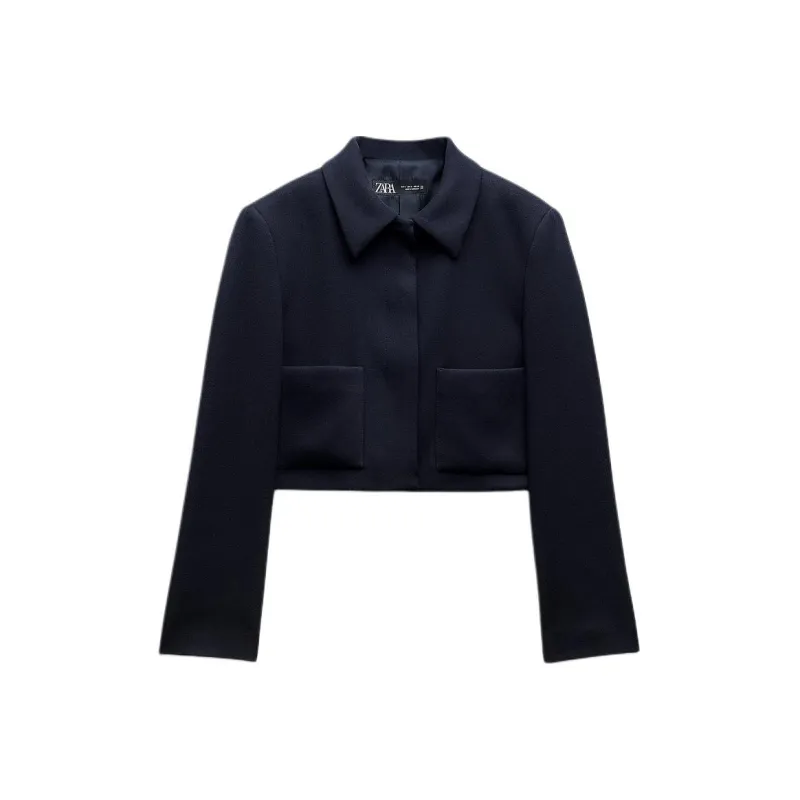 ZARA Business Suit Women's Blue-0