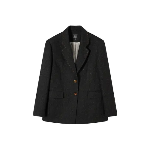 Ouyang Business Suit Women's Modern Gray