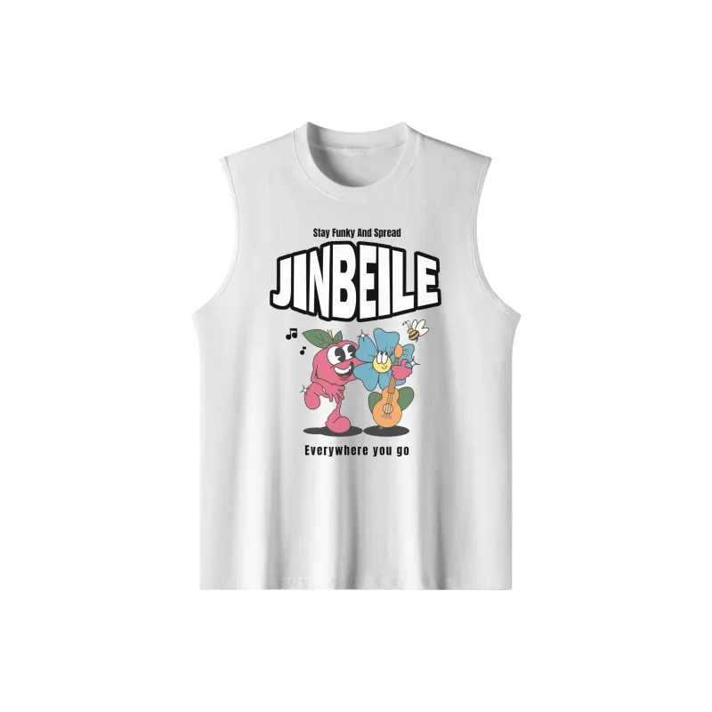 JINBEILE Tank Tops Unisex-0
