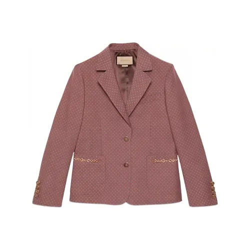 GUCCI Monogrammed Button Up Blazer
