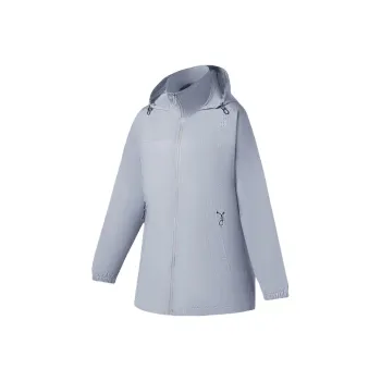 LiNing Fitness Series Trench Coat Women's Silver