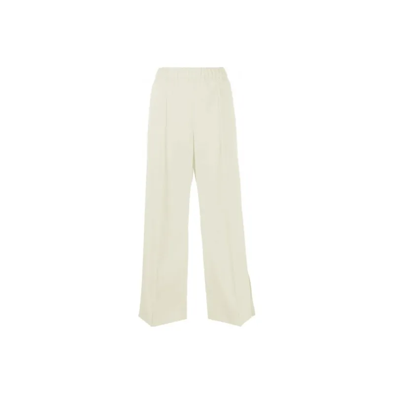JIL SANDER Elasticated waist Wide leg Trousers-0