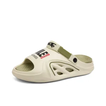 FCMM Beach Sandals Men Matcha Green/Black Orange/Khaki/Black Green/Brown Orange