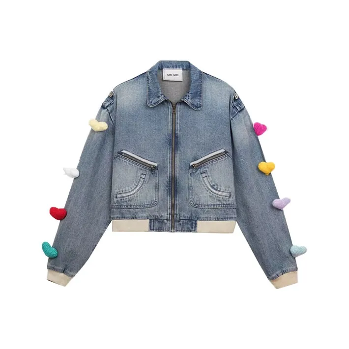 ONOFFON Denim Jackets Women's Royal Blue-0