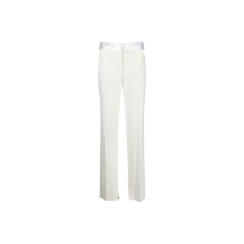 Stella McCartney Satin Waistband Slit Detailed Trousers