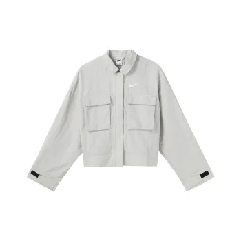 Nike Sportswear Essentials Series Cropped Coats Women's Limestone White