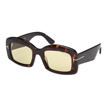 TOM FORD Venetia Rectangle Frame Sunglasses