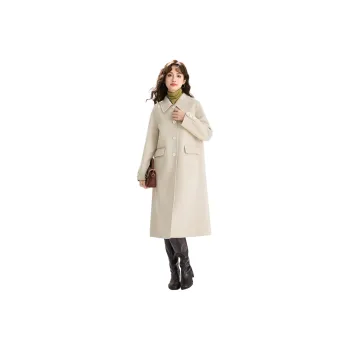 SMEN Coats Women's Apricot