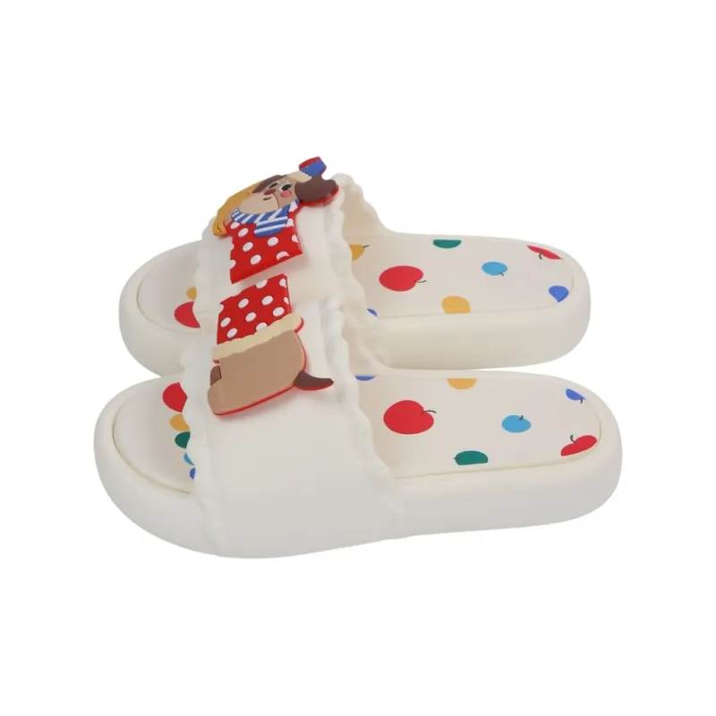 SHIGUDE Slippers Women's, Light Yellow-10