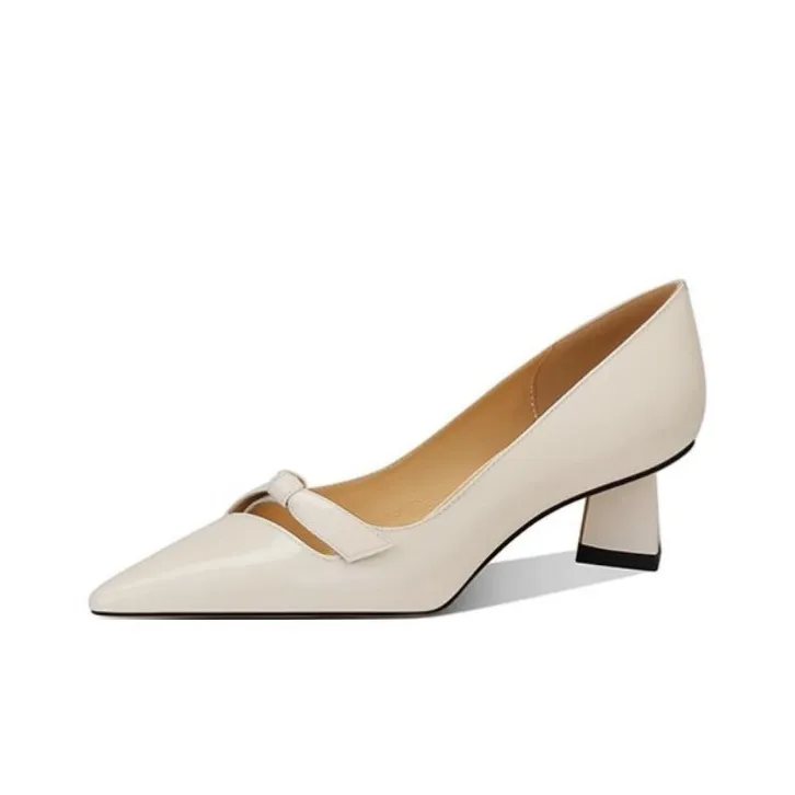 JESSICA SOPHIA Chunky Heel High Heels 4cm Women's-5