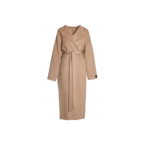 N°21 Open front Felted Maxi Coat
