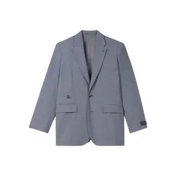 KENZO Single Breasted Oversized Tailored Blazer