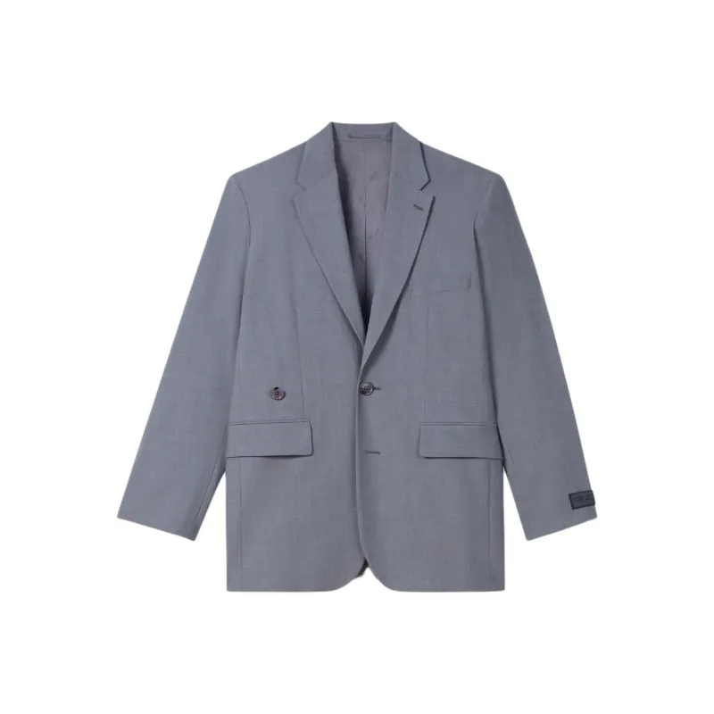 KENZO Single Breasted Oversized Tailored Blazer-0