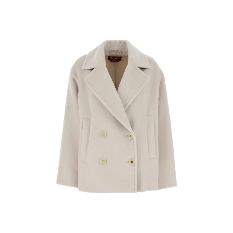 MaxMara Studio Filovia Double Breasted Long Sleeved Coat-0