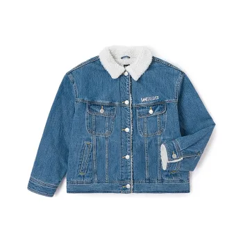 Lee Xline Puffer Jackets Women's Medium Light Blue
