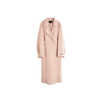 ELLE Double Sided Wool Coat Women's Pink