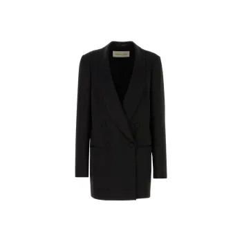 DRIES VAN NOTEN Double Breasted Mid Length Jacket