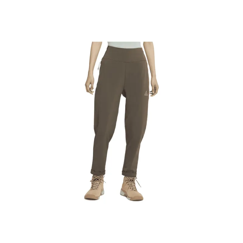 Nike ACG Knitted Sports Pants Women's Brown-0