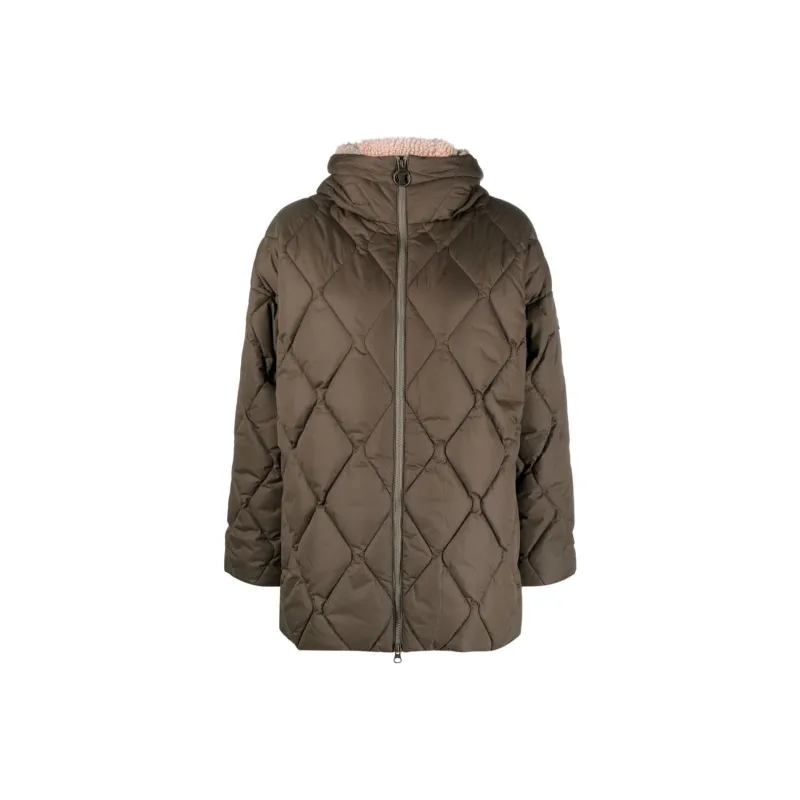 BARBOUR Puffer Jacket Women's Olive Green-0
