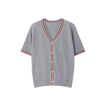 ATUXIU Knitwear 2025 Spring Korean Elegance Slimming Top Women's