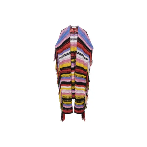 Chloé Striped Long Blanket Shawl