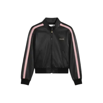 CELINE Tracksuit Jacket In Soft Lambskin