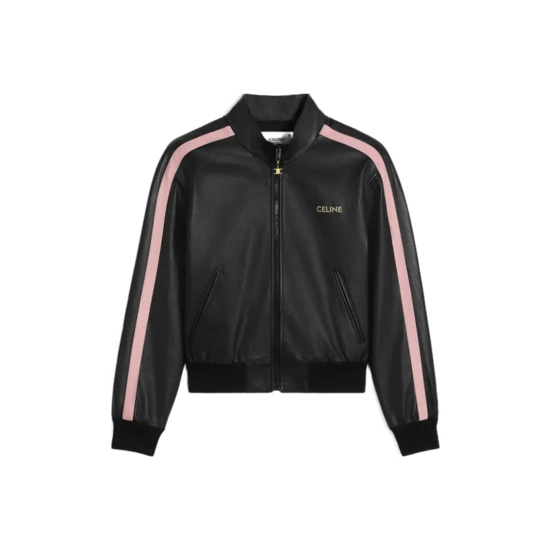 CELINE Tracksuit Jacket In Soft Lambskin-0