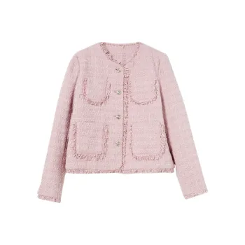 WESTLINK Cropped Coat Women's Pink