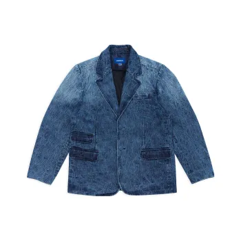 ADER ERROR ADER ERROR Through Editism Series Denim Jackets Women's Denim Blue