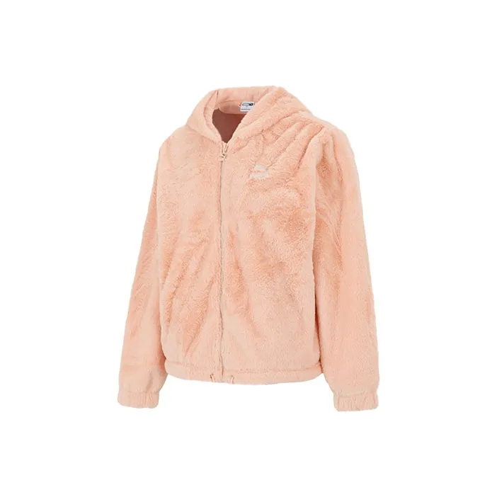 PUMA Velvet Jackets Women's Coral-0
