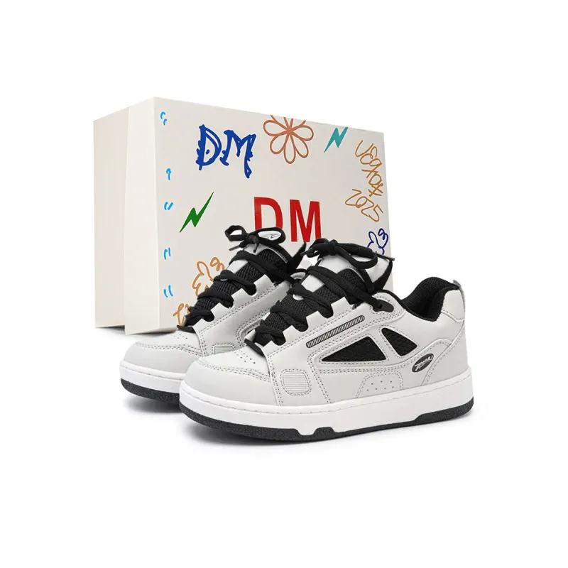 DM Abrasion Resistant Low Top Skateboard Shoes Unisex Box Included-16