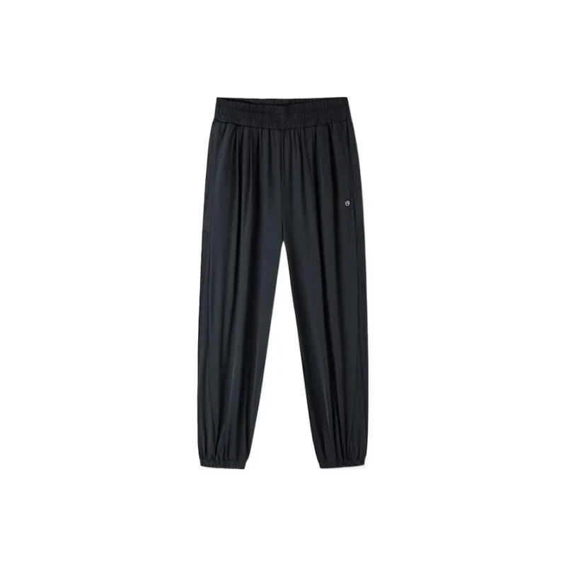 Anta Comprehensive Training Collection Sports Lifestyle Collection Sports Pants Women's Basic Black-0