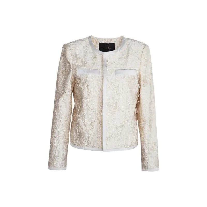 ROEYSHOUSE Business Suit Women's Beige Apricot-0