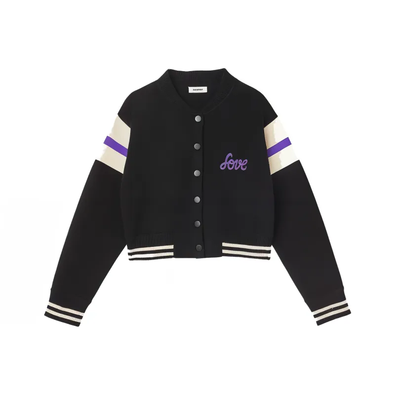 Sandro Baseball Jerseys Women's Black-0