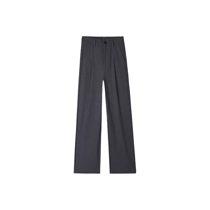 HIPPIEMISS Casual Pants Women's Gray-0