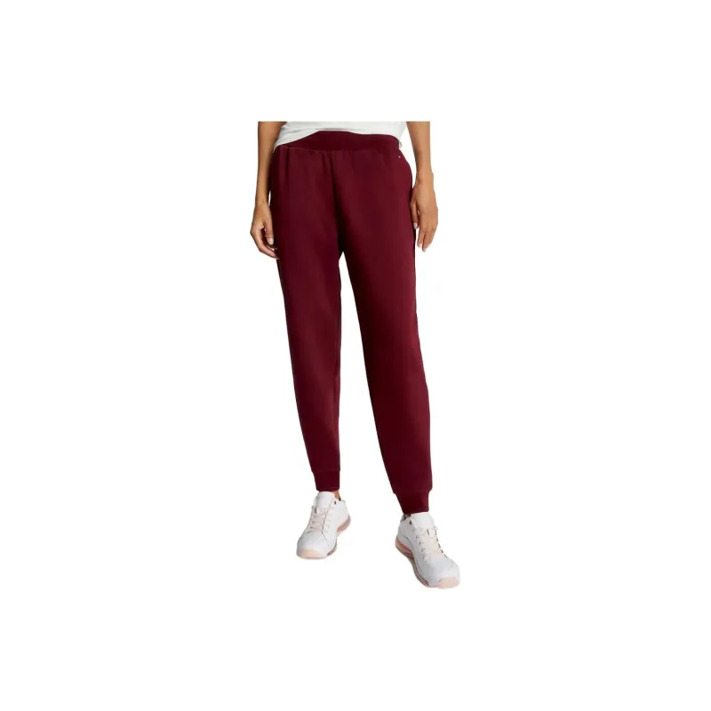 Tommy Hilfiger Relaxed Fit Solid Sweatpant Pants Casual Pants Women's Red-0