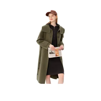 Lagogo Coats Women's Olive Green