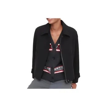 UNIQLO Cropped Coats Women's Black