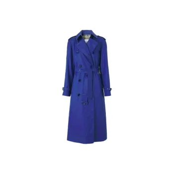 Burberry Trench Coat Women's Blue