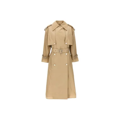 JIL SANDER Oversize Double Breasted Trench Coat
