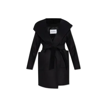 MaxMara Belted Long Sleeved Coat